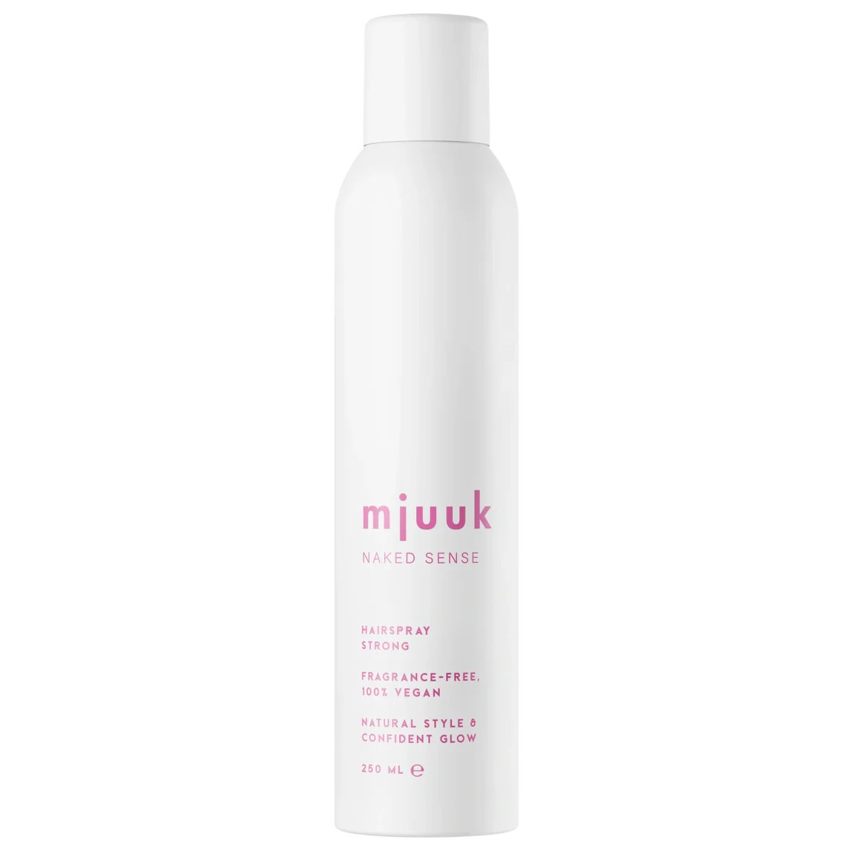 Mjuuk Naked Sense Fragrance-Free Hairspray Strong 250 ml