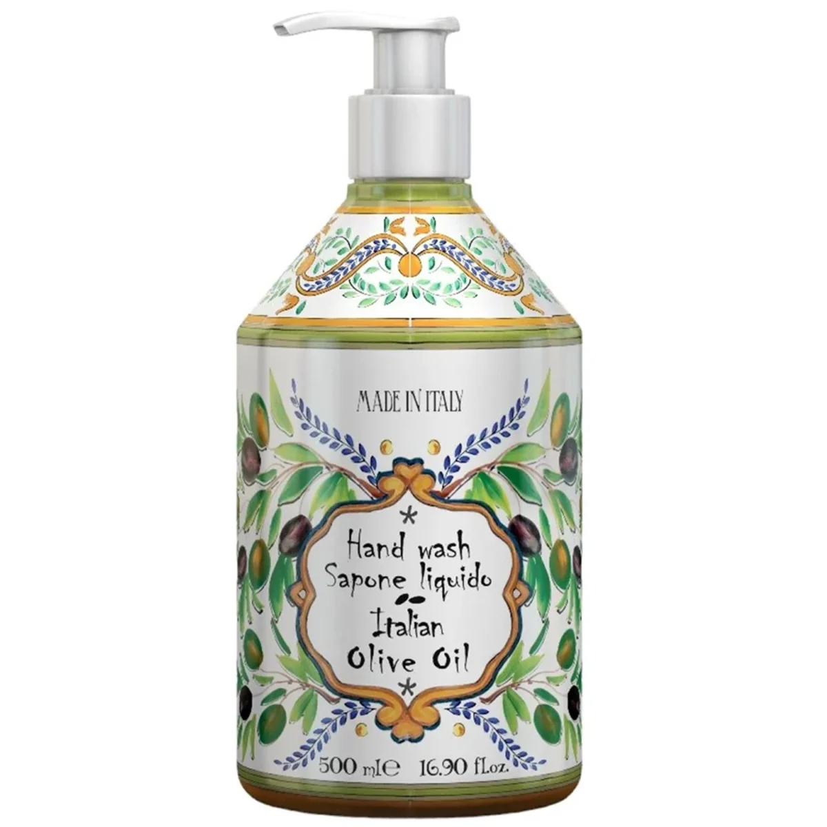 Rudy La Maioliche Liquid Soap Italian Olive Oil 500ml