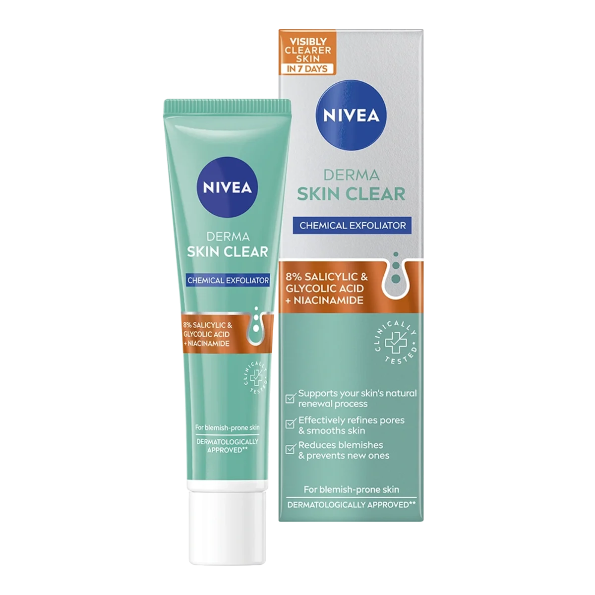 NIVEA Derma Skin Clear Night Exfoliator 40 ml
