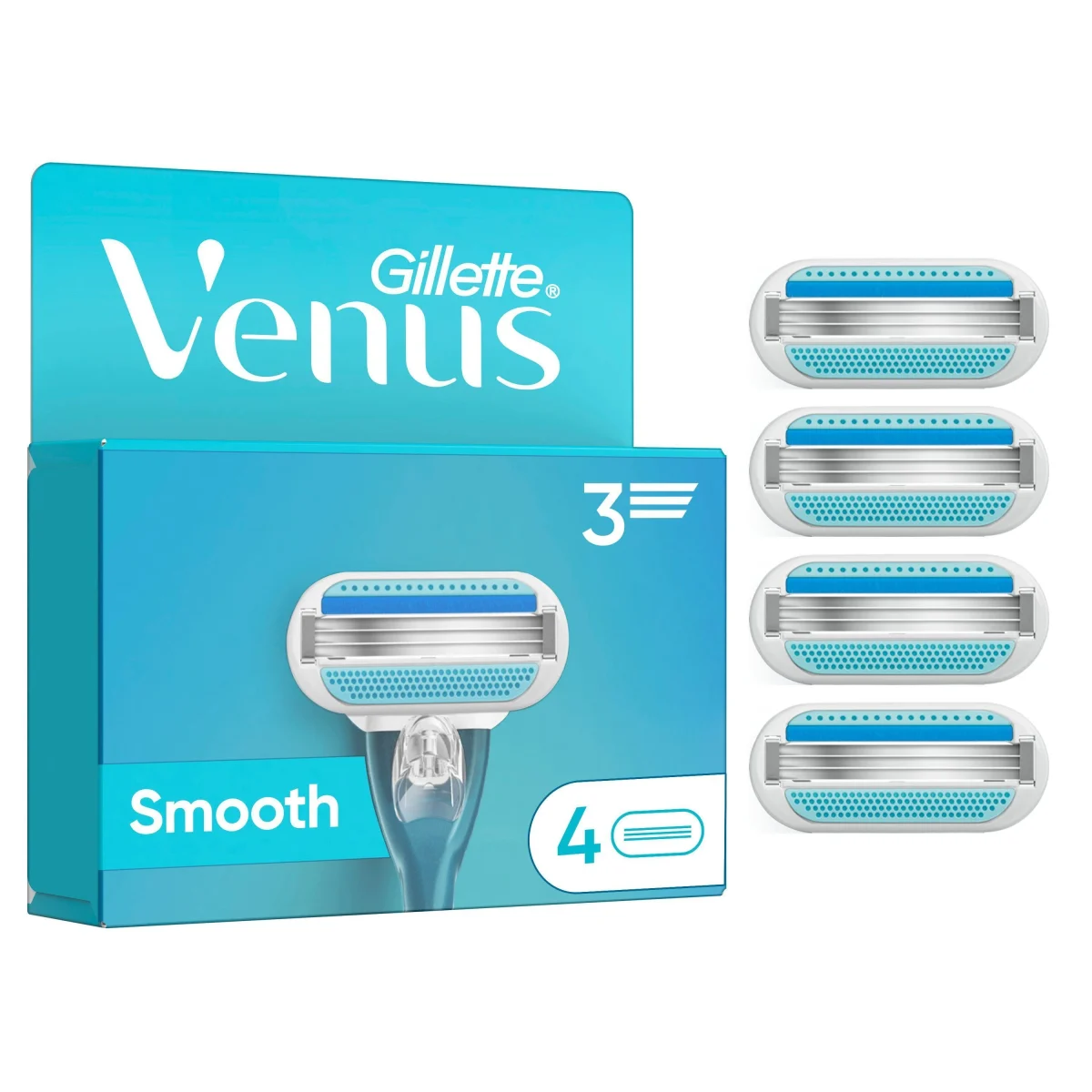 Gillette Venus Smooth Rakblad 4 st