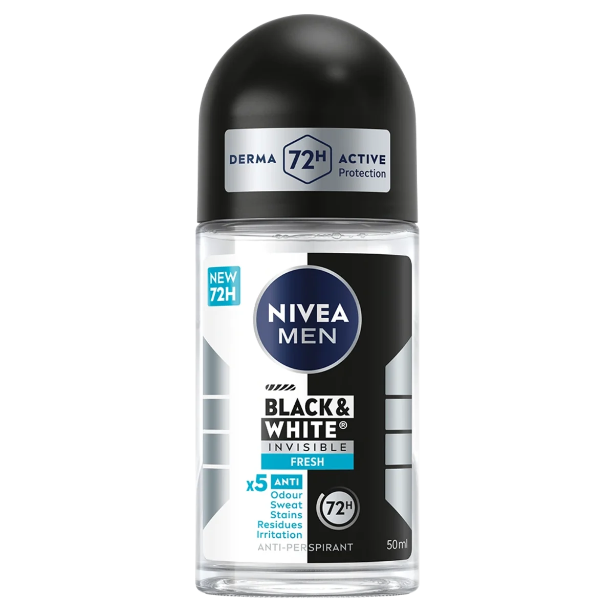 Nivea Men Black & White Fresh Roll On 50 ml