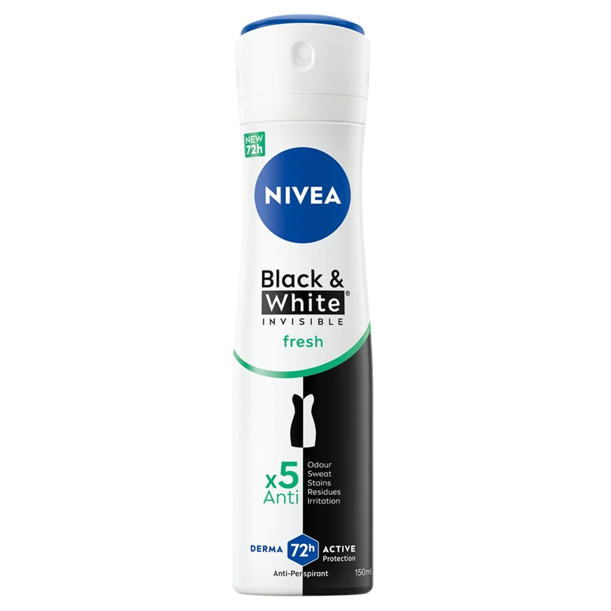 Nivea Black & White Fresh Spray 150 ml