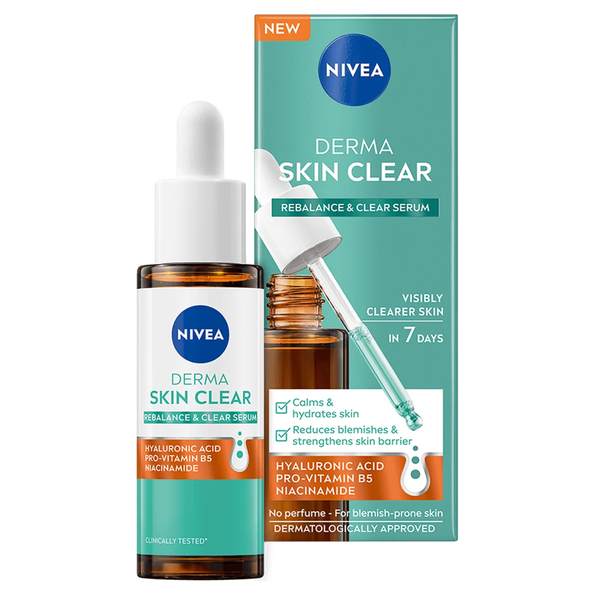 Nivea Derma Skin Clear Rebalance & Clear Serum 30 ml