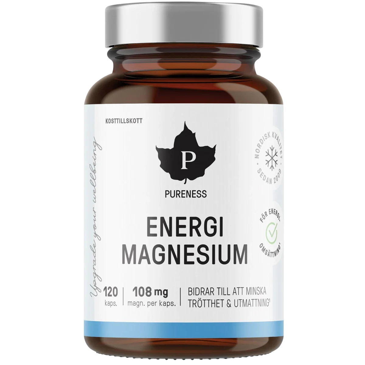 Pureness Energimagnesium 120 kapslar