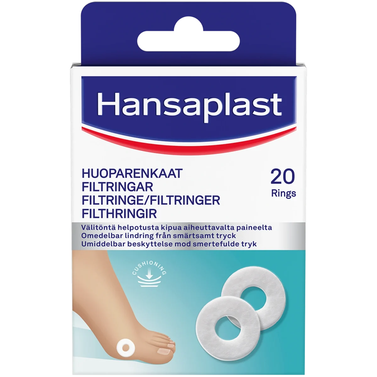 Hansaplast filtringar små 20 st
