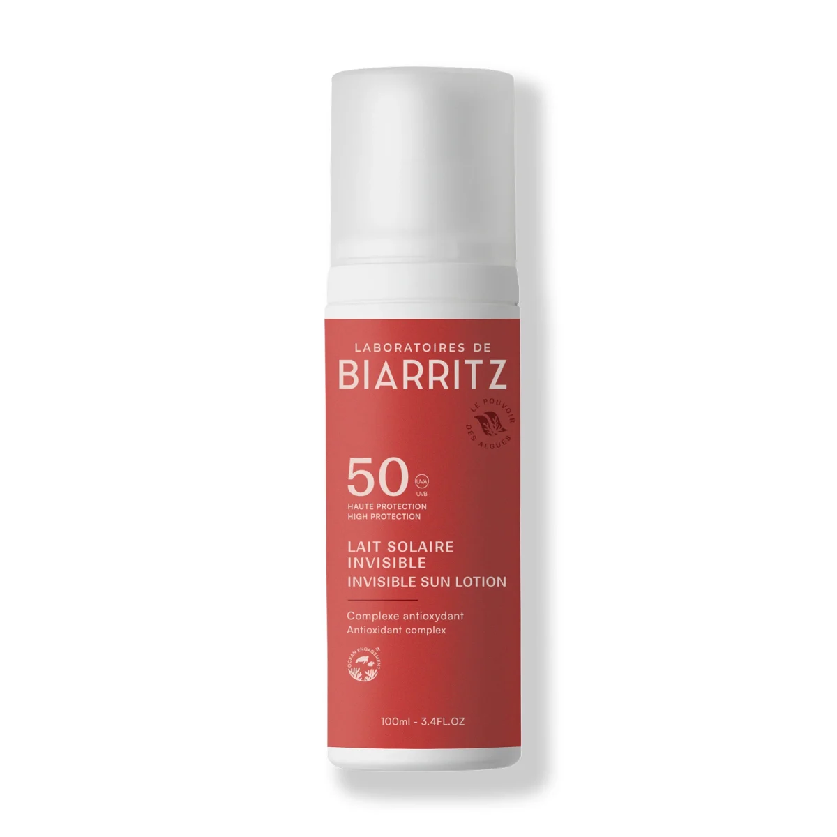 Laboratoires de Biarritz Suncare Invisible Lotion SPF 50, 100 ml