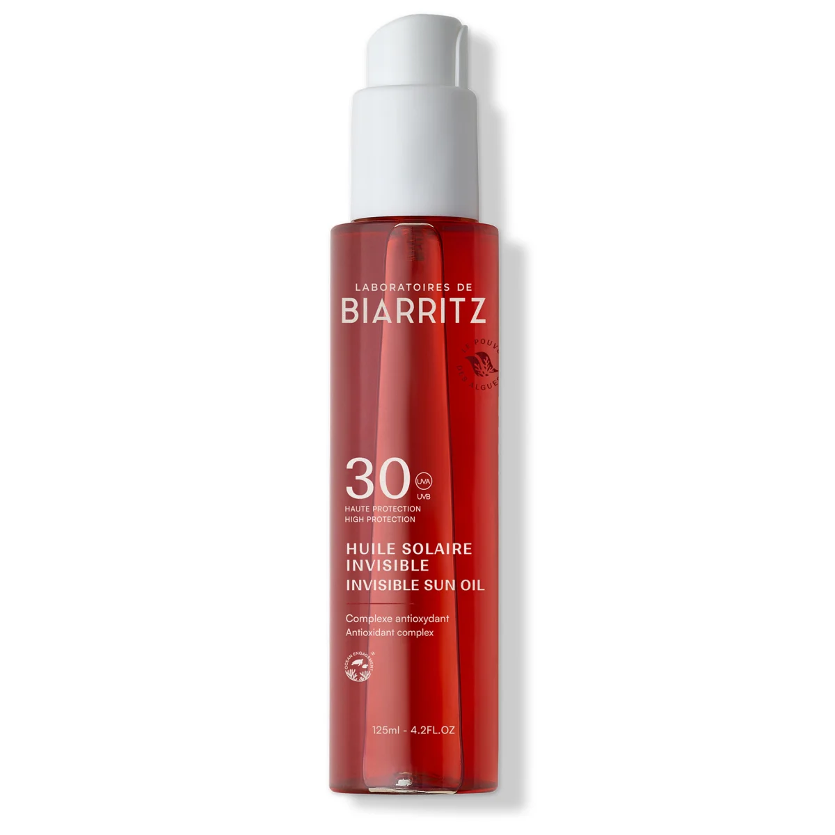 Laboratoires de Biarritz Suncare Invisible Oil SPF 30, 125 ml