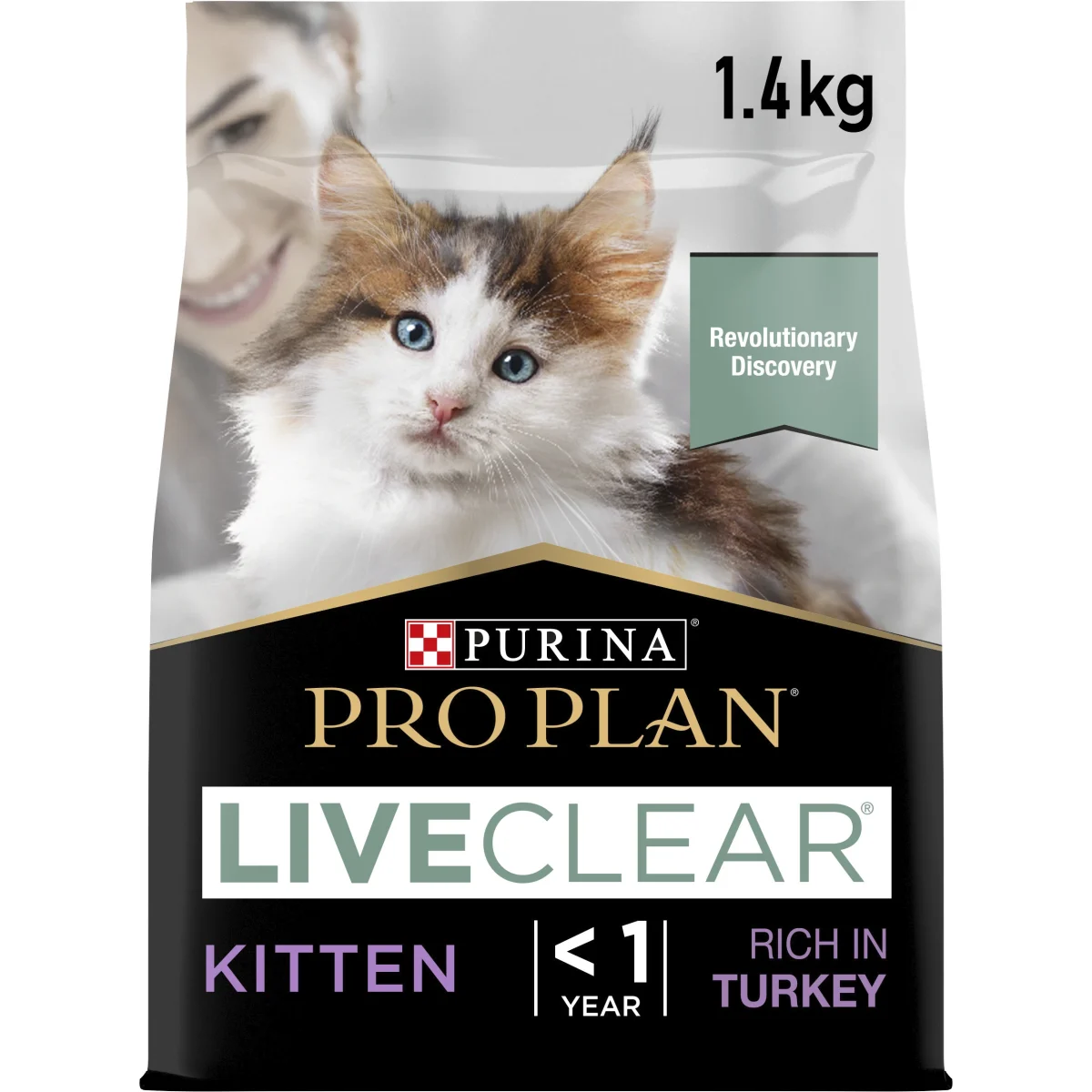 PURINA PRO PLAN LiveClear Kitten Turkey Torrfoder Katt 1,4kg