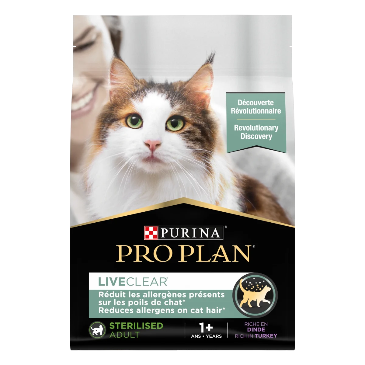 PURINA PRO PLAN Liveclear Sterilised Turkey Torrfoder Katt 2,8kg