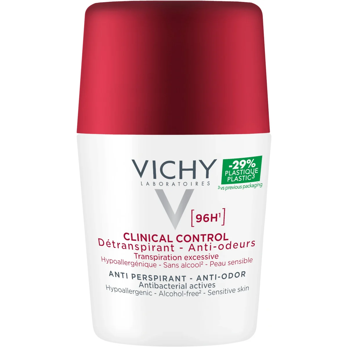 Vichy Clinical Control 96hr Antiperspirant Roll-On 50 ml