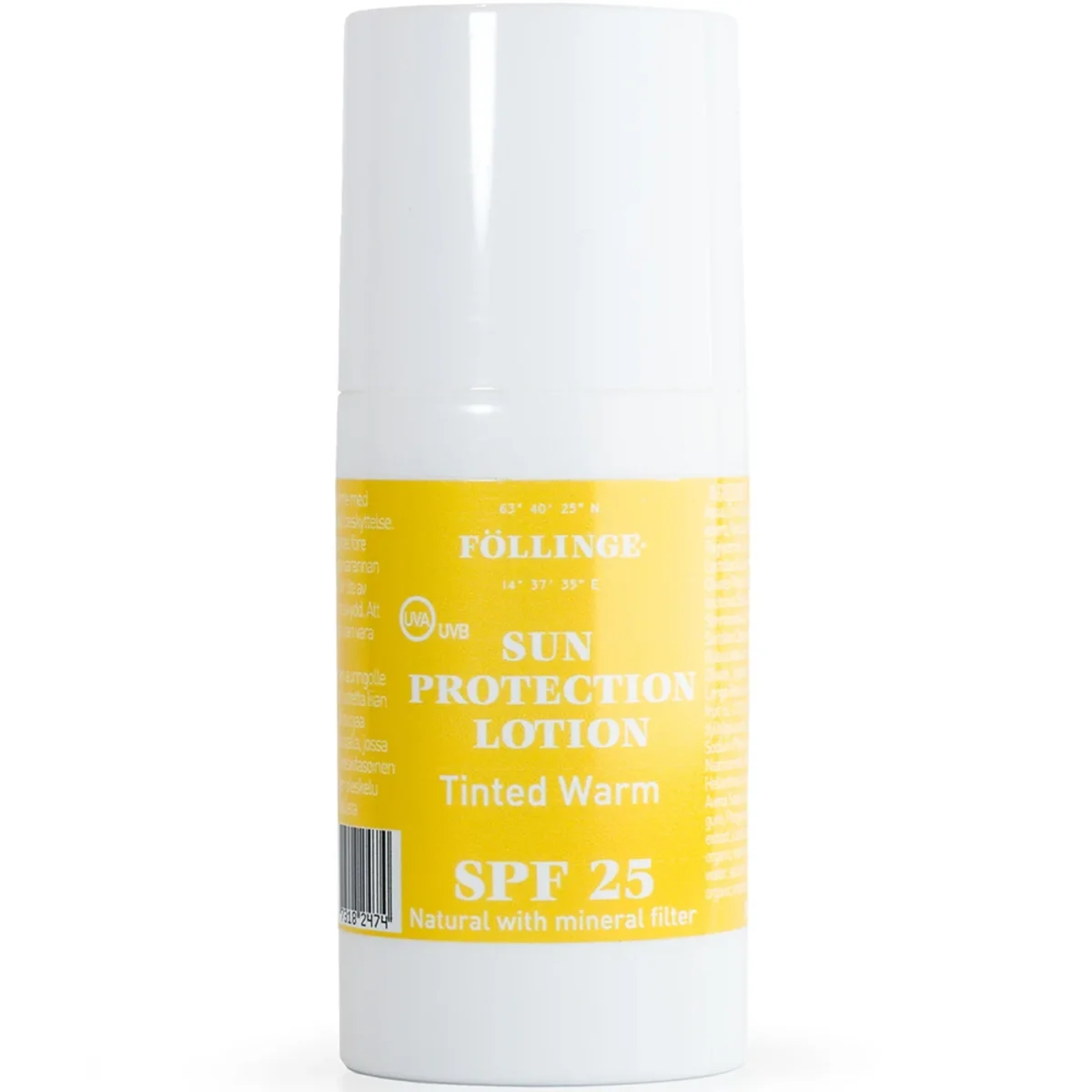 Föllinge Sun Protection Tinted Face Lotion Warm SPF 25, 30 ml