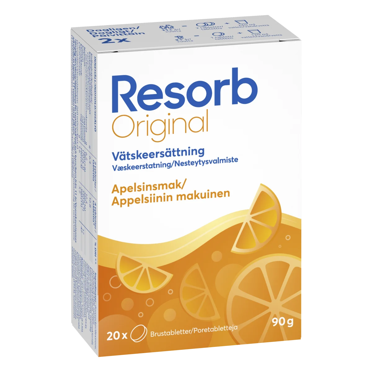 Resorb Original Apelsin 20 brustabletter