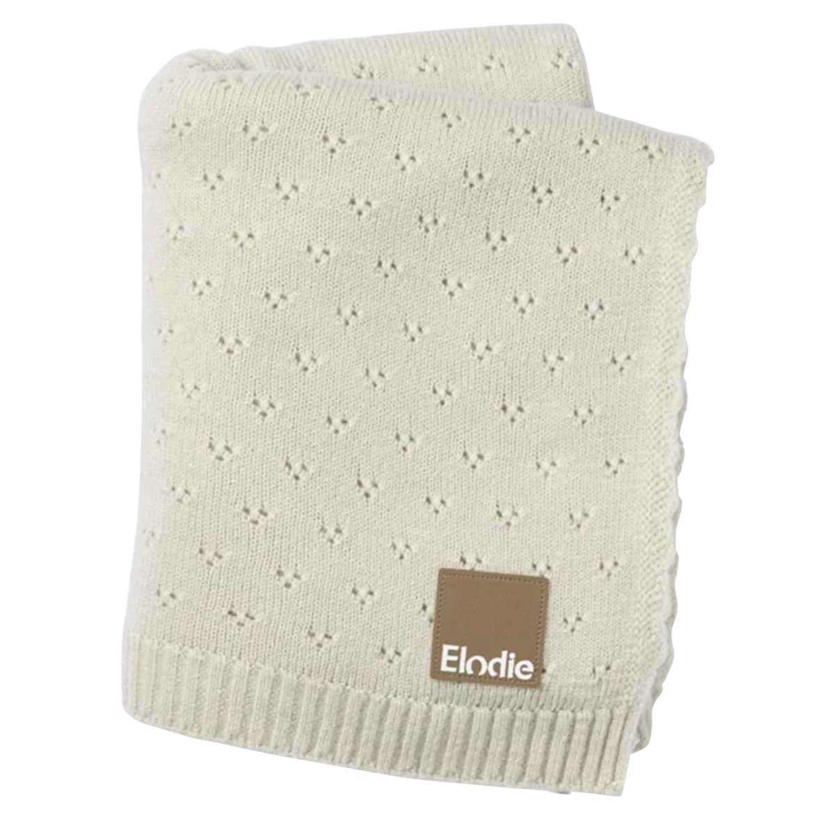 Elodie Pointelle Blanket Creamy