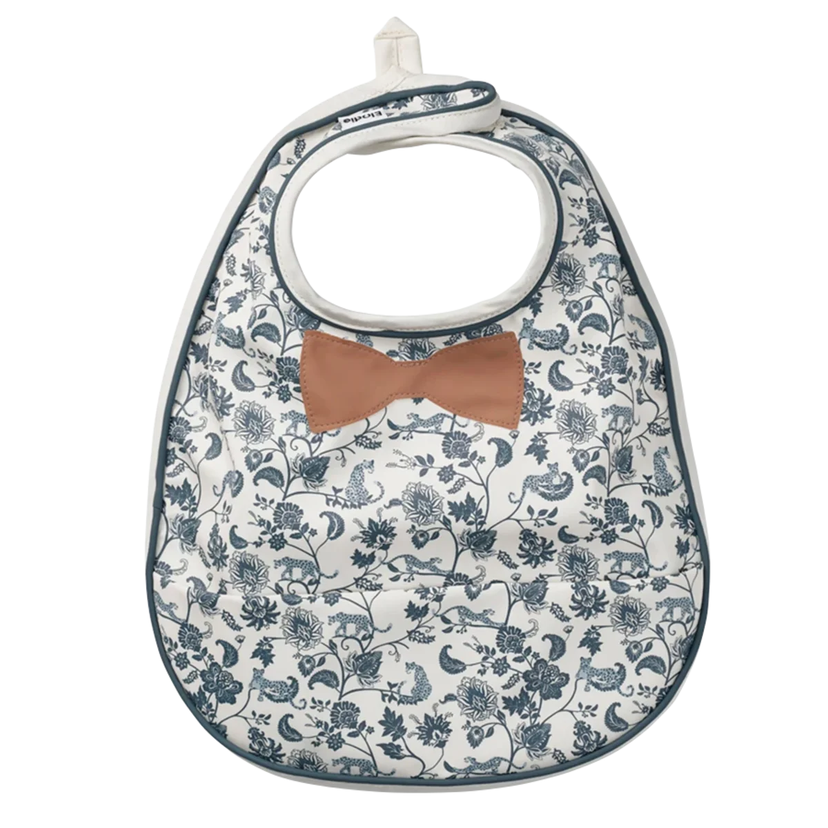Elodie Baby Bib Garden Leo Toile Bow