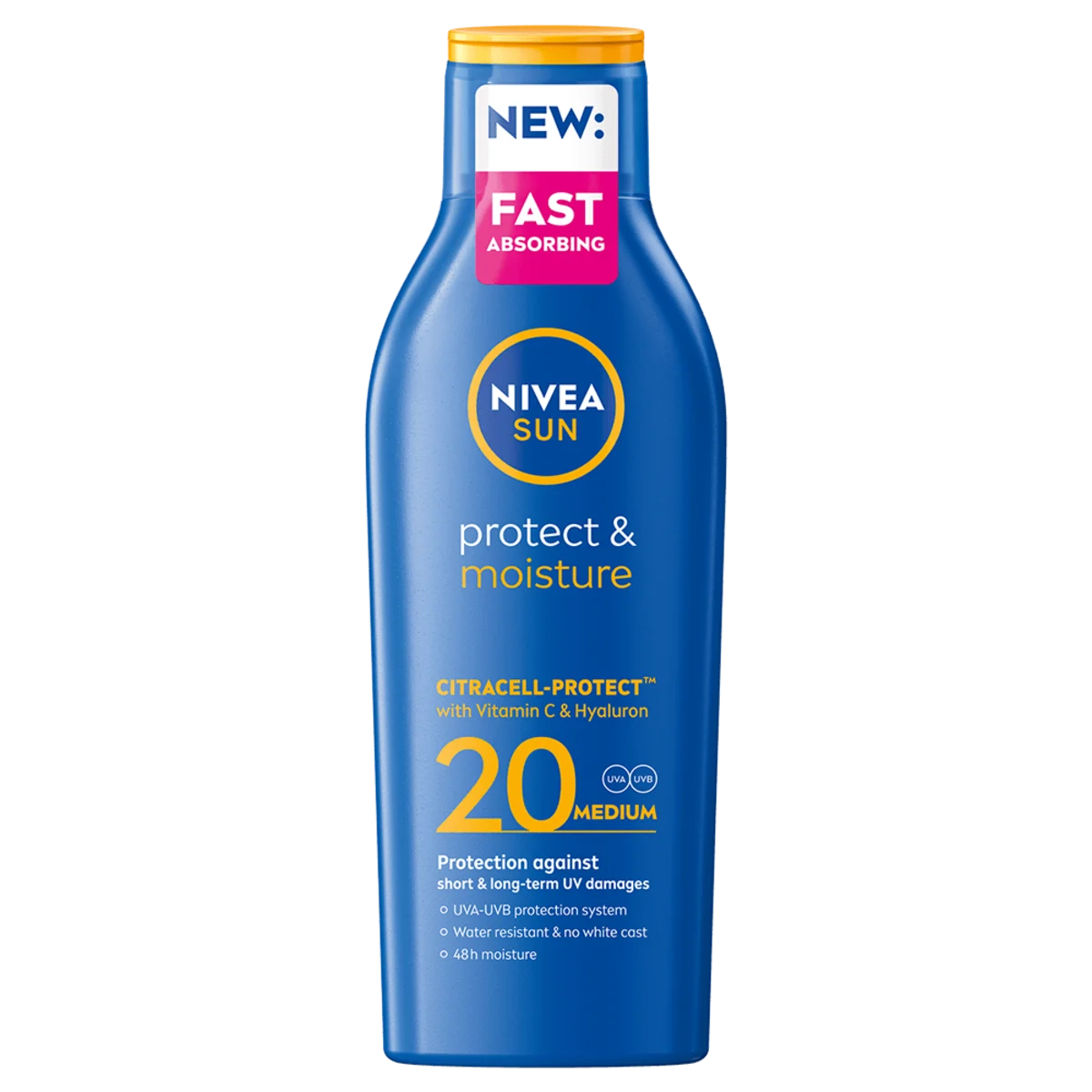 Nivea Sun Protect & Moisture Lotion SPF 20, 200 ml