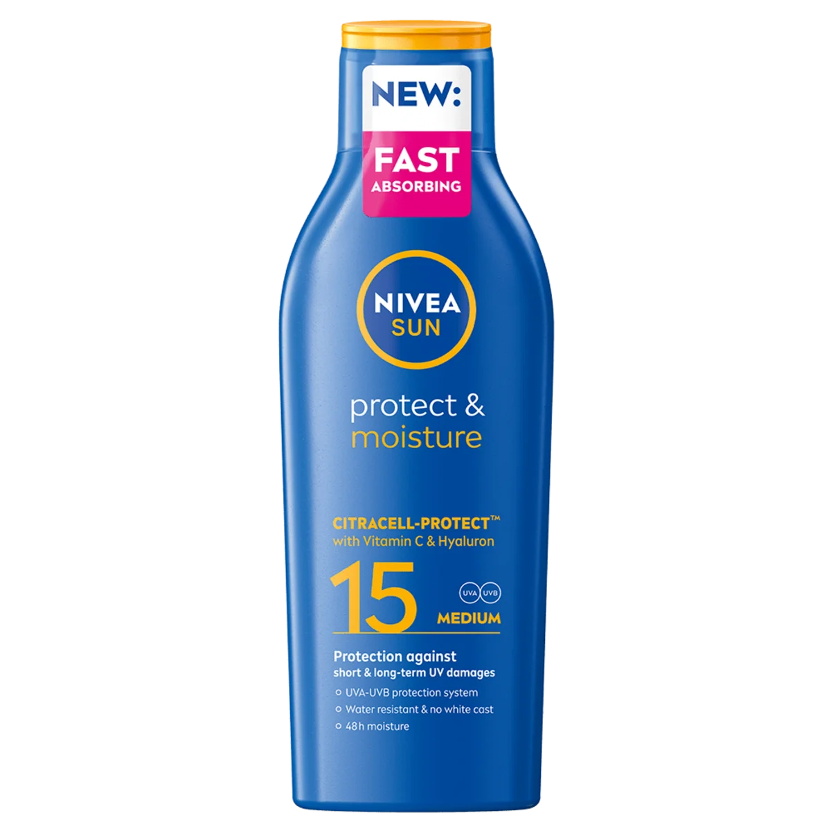 Nivea Sun Protect & Moisture Lotion SPF 15, 200 ml