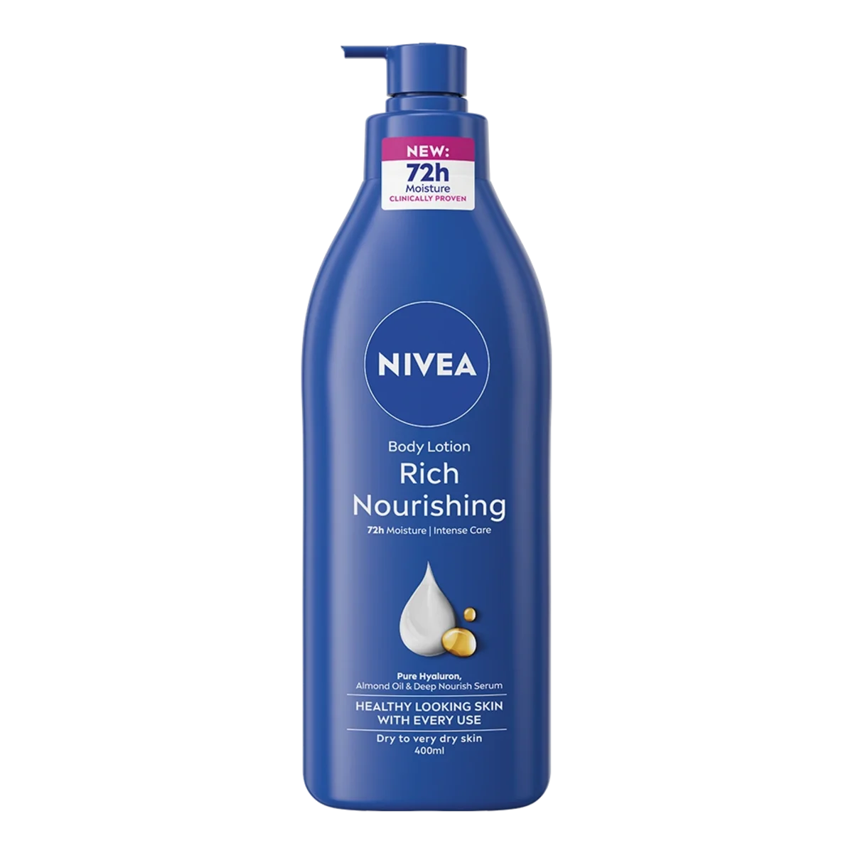 Nivea Body Essentials Caring Milk Pump 400 ml