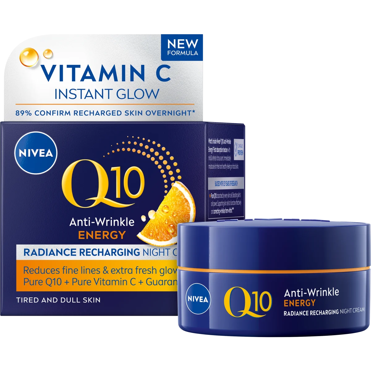 Nivea Q10 Energy Recharging Night Cream 50 ml