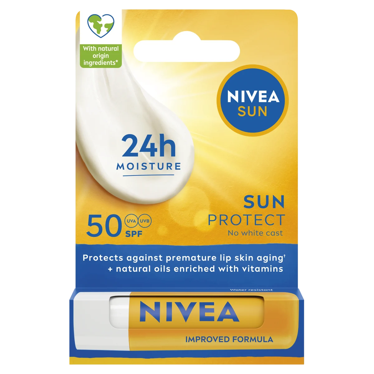 Nivea Sun Protect Lip Balm SPF 50, 4,8 g