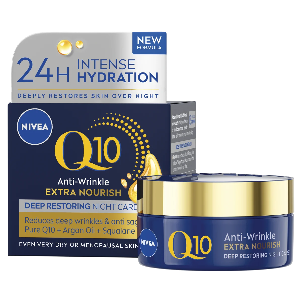 Nivea Q10 Extra Nourish Night Cream 50 ml