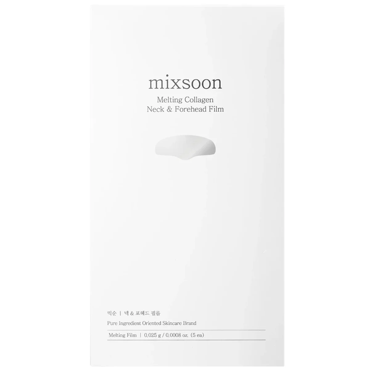 Mixsoon Melting Collagen Neck and Forehead Film 5 st