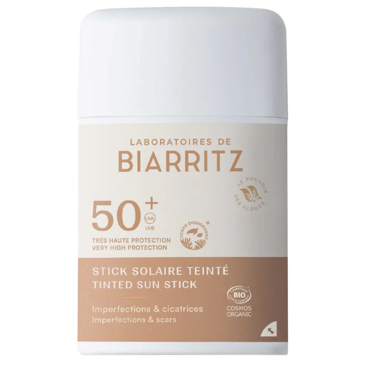 Laboratoires de Biarritz Tinted Suncsreen Stick SPF 50+, 12 g