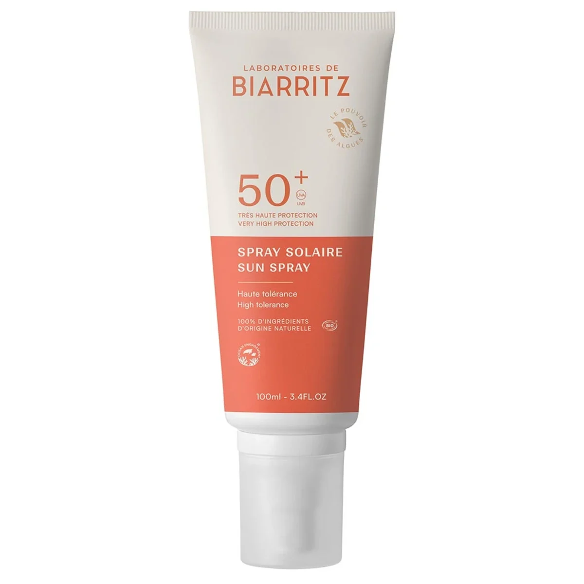 Laboratoires de Biarritz Sunscreen Spray SPF 50+, 100 ml