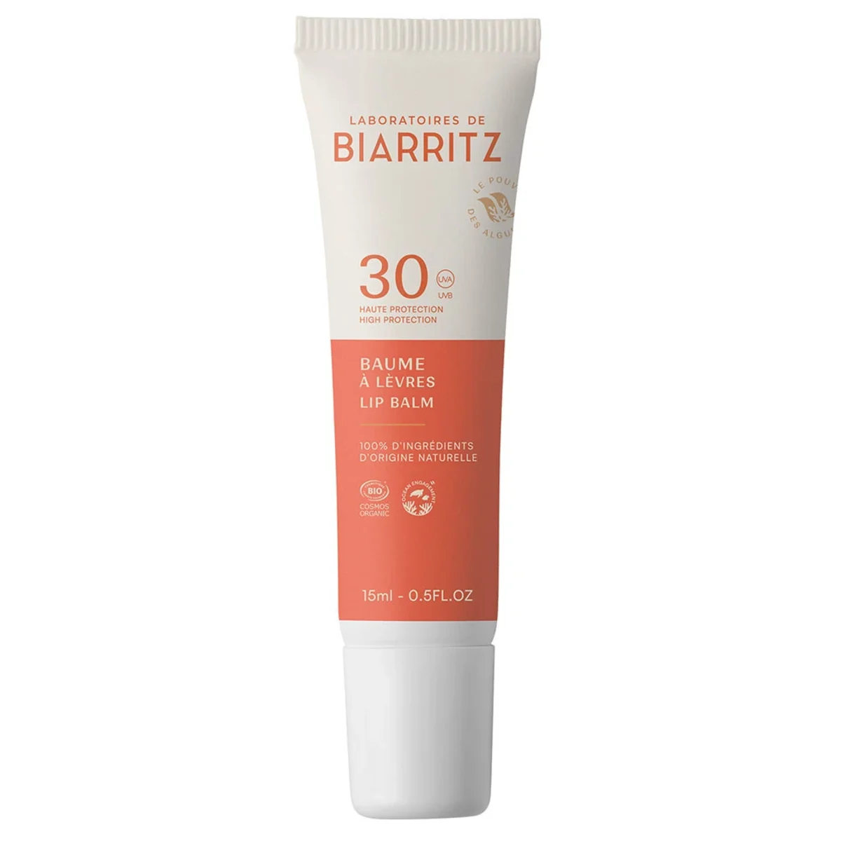 Laboratoires de Biarritz Lip Balm SPF 30, 15 ml