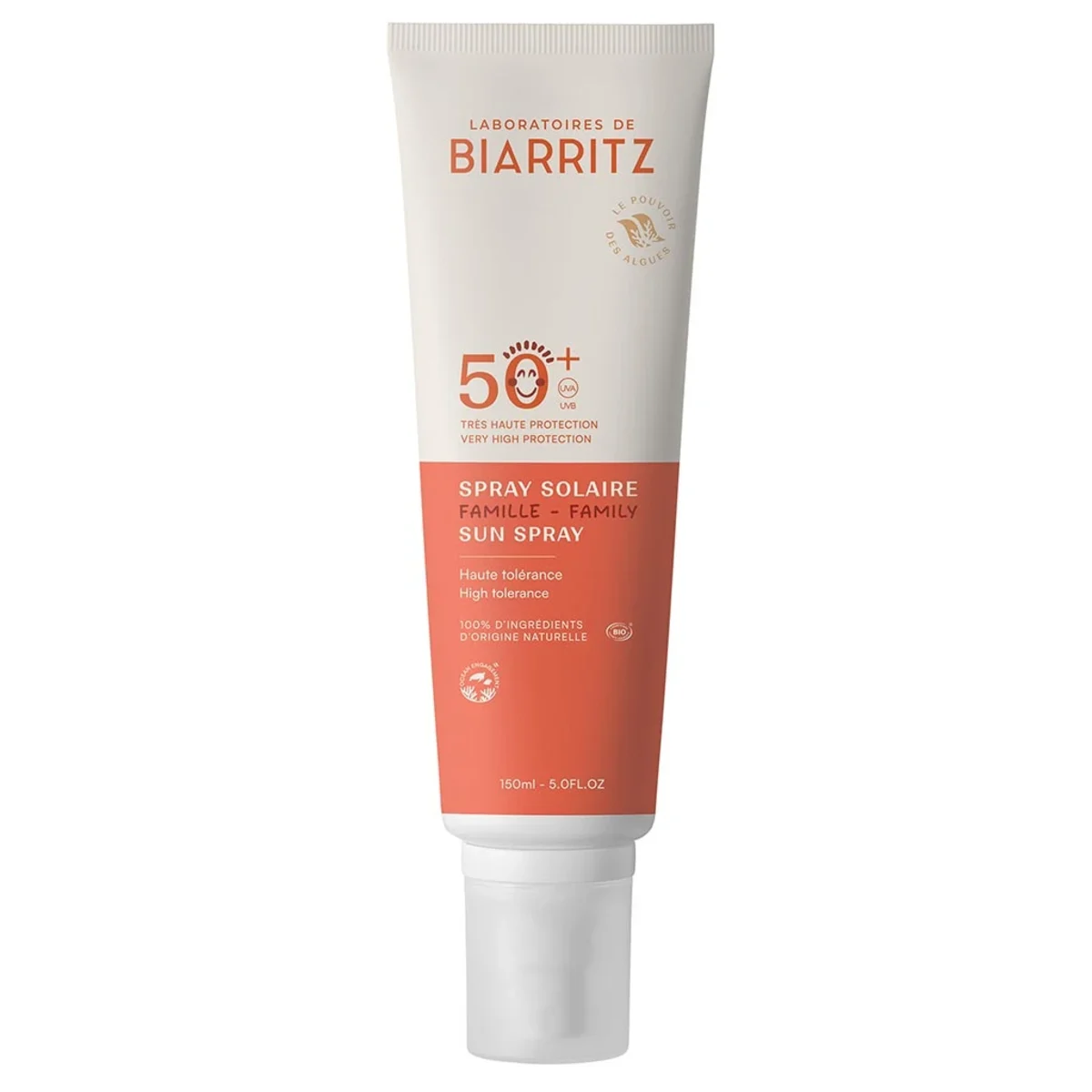 Laboratoires de Biarritz Sunscreen Spray SPF 50+,  150 ml