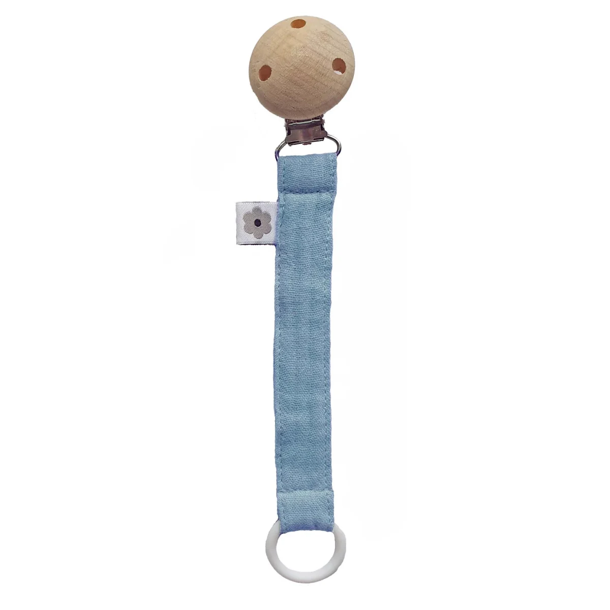 Summerville Organic Napphållare Muslin Eko Dusty Blue