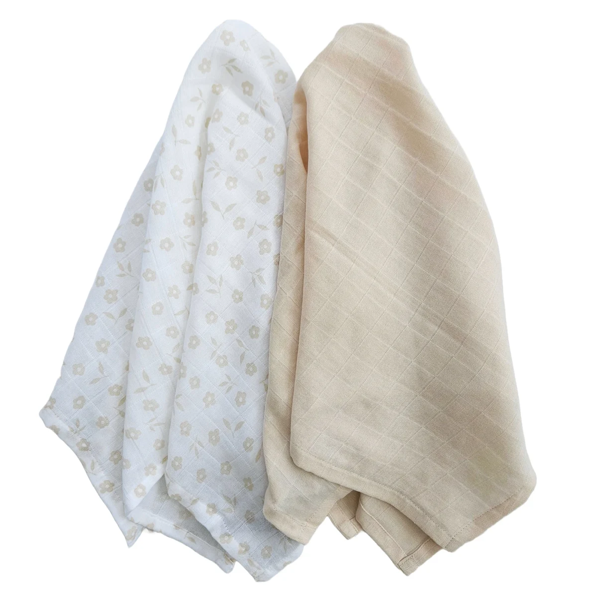 Summerville Organic Muslinfilt Petal Sandshell 2-pack