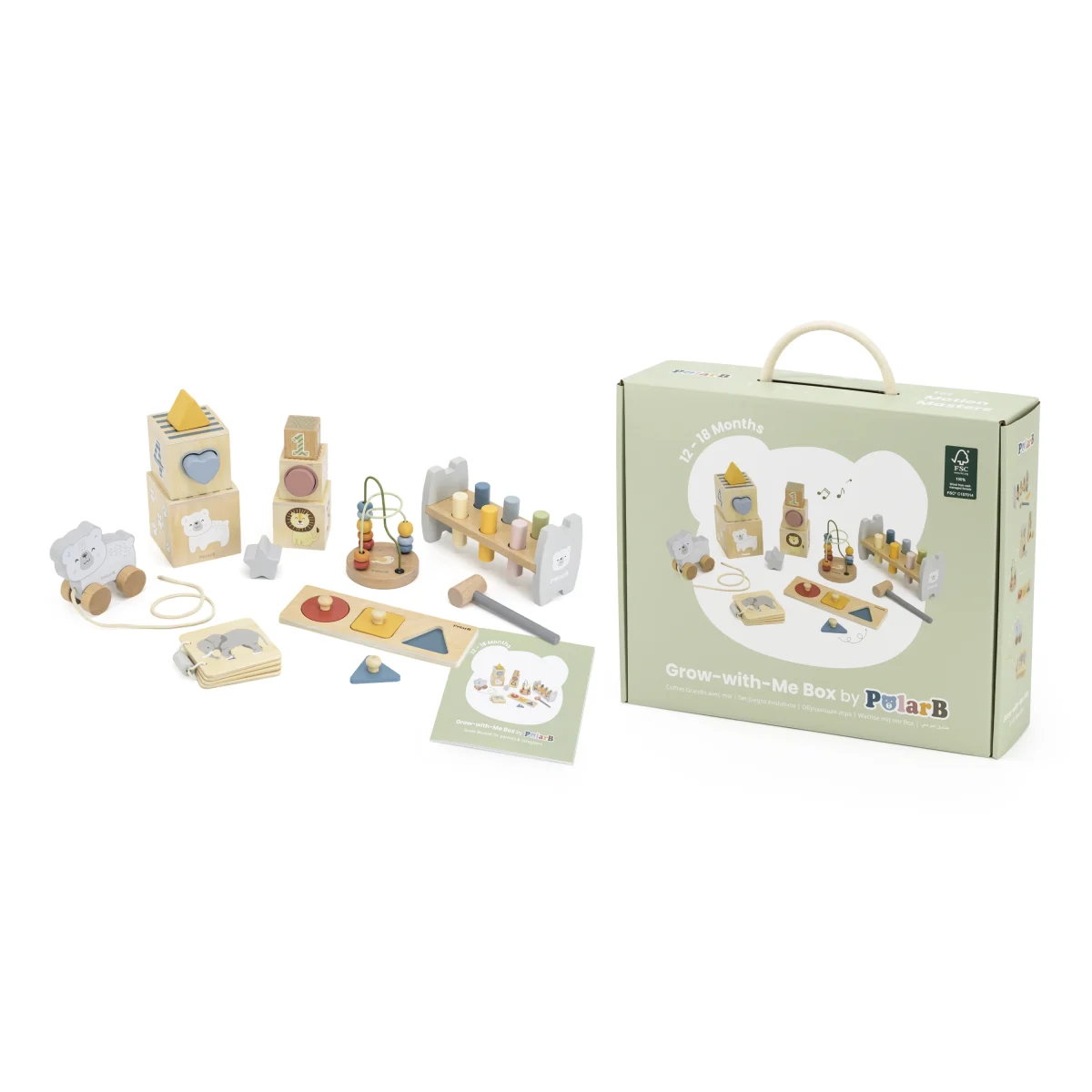 PolarB Grow-with-Me Aktivitetsset 3 12-18 mån