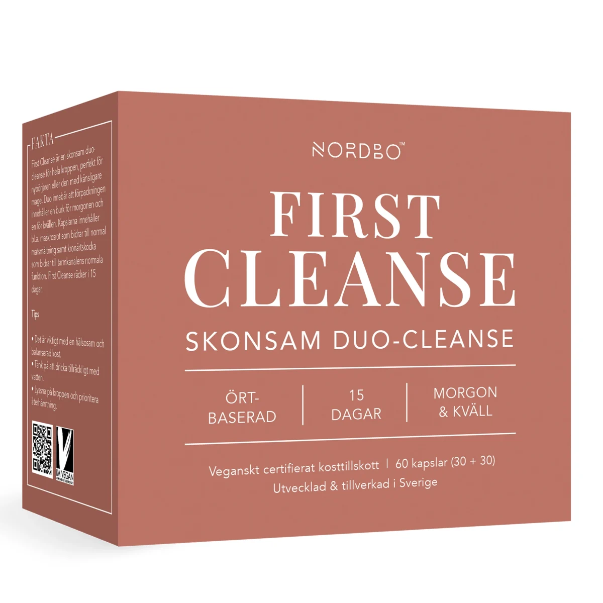 Nordbo First Cleanse 60 kapslar