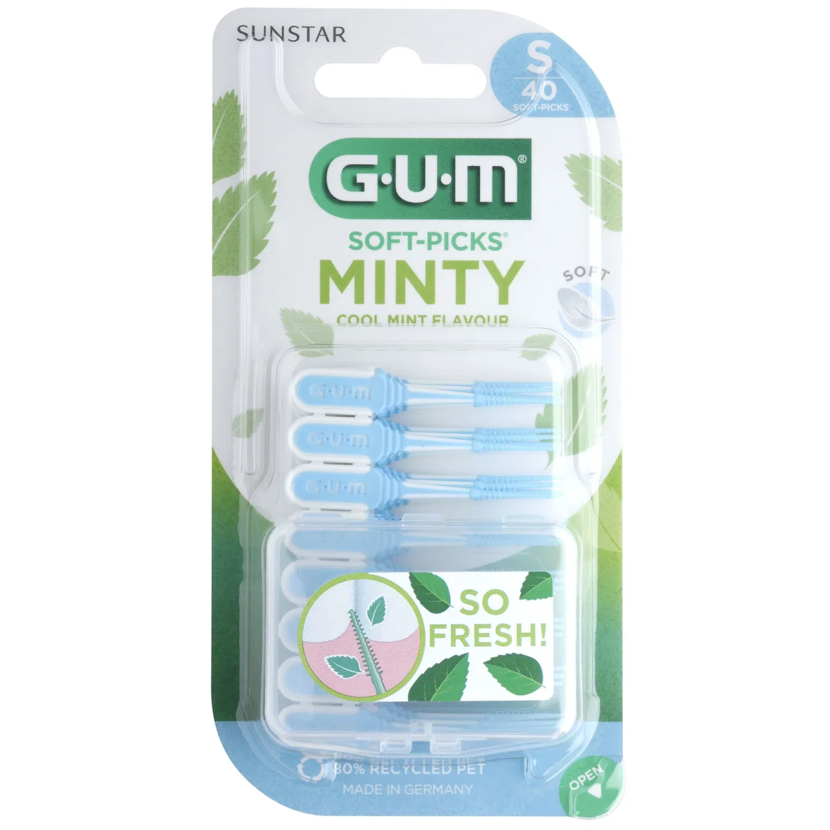GUM SOFT-PICKS MINTY Small 40st