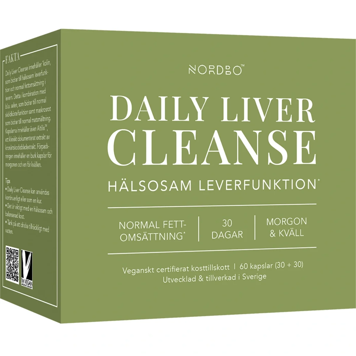 Nordbo Daily Liver Cleanse 60 kapslar