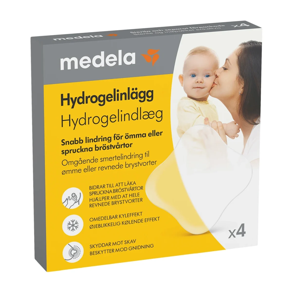 Medela Hydrogelinlägg 4-pack