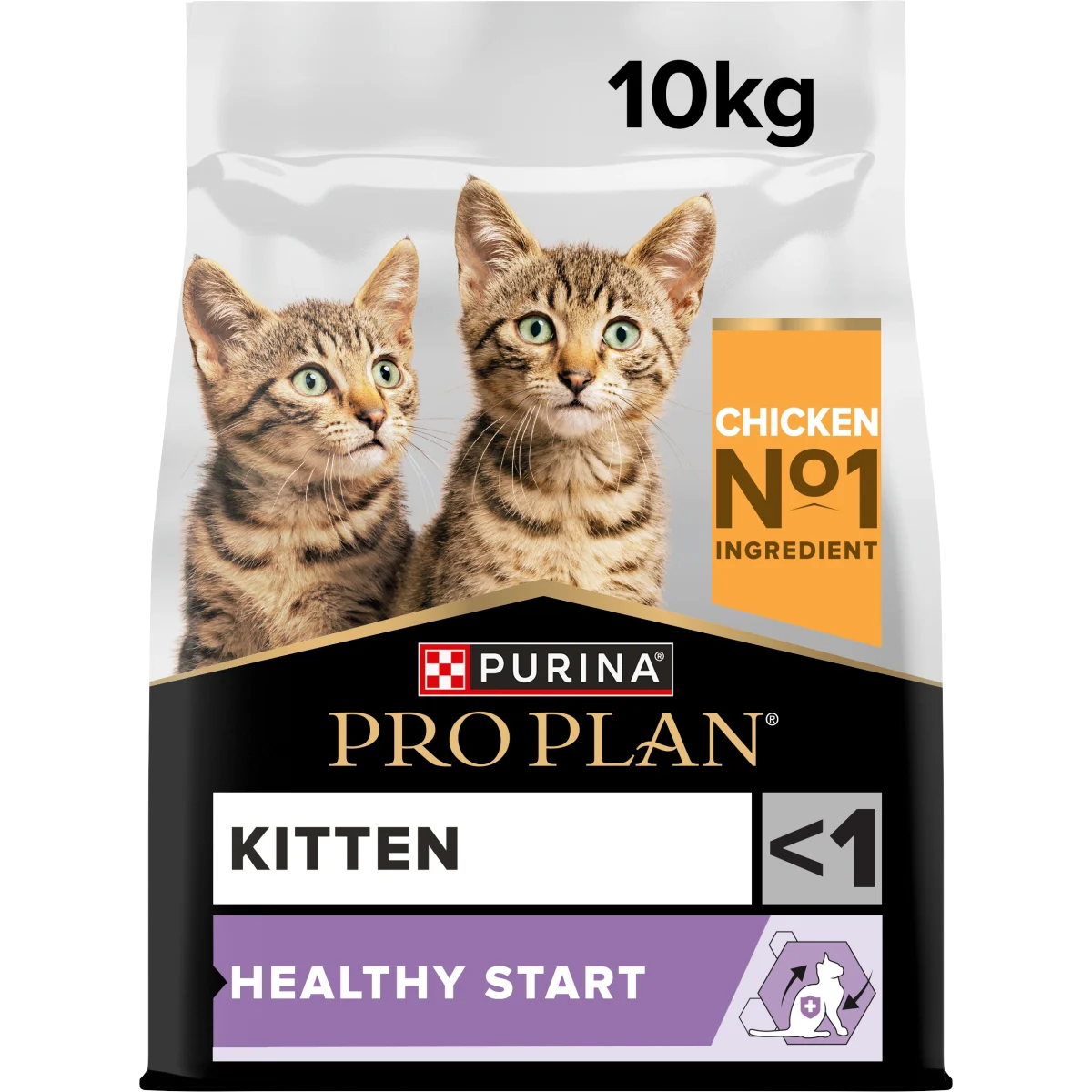 PURINA PRO PLAN Kitten Healthy Start Chicken Torrfoder Katt 10kg