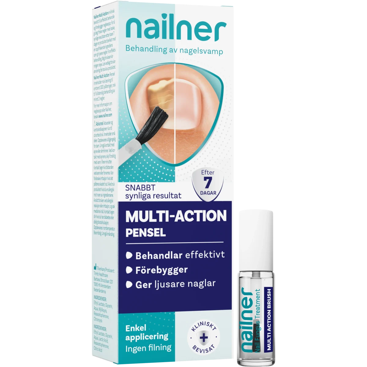 Nailner Pensel 2 i 1