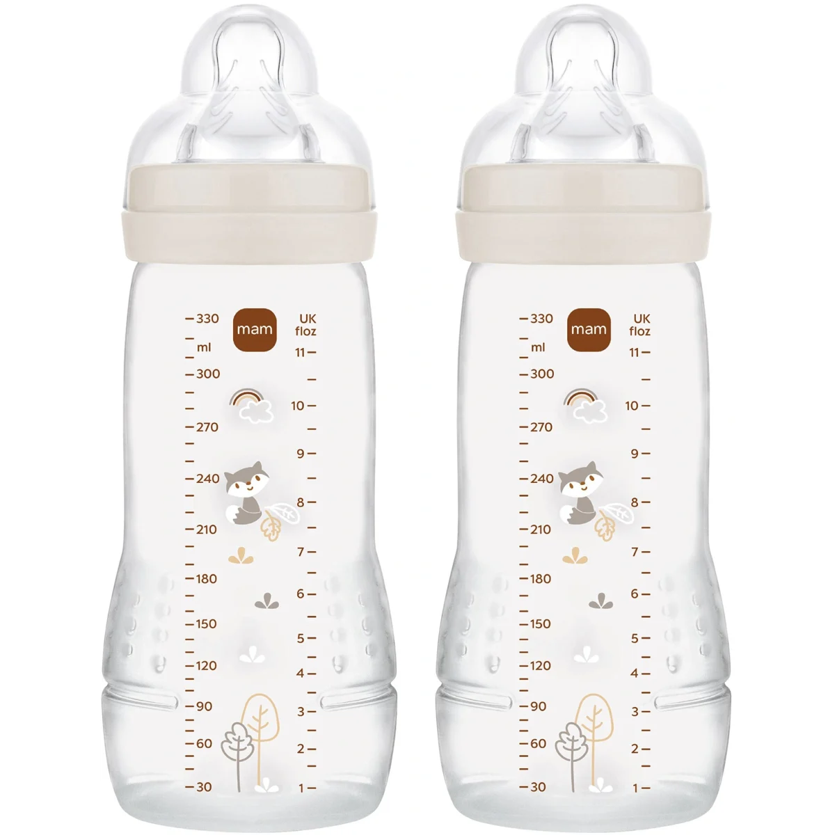 MAM Easy Active Neutral 330 ml 2-pack