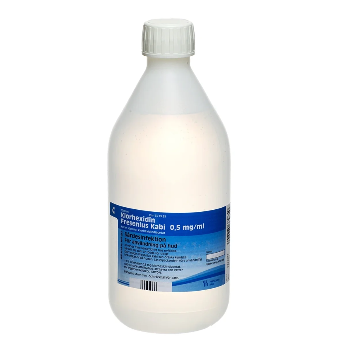 Klorhexidin Fresenius Kabi kutan lösning 0,5 mg/ml 1000 ml