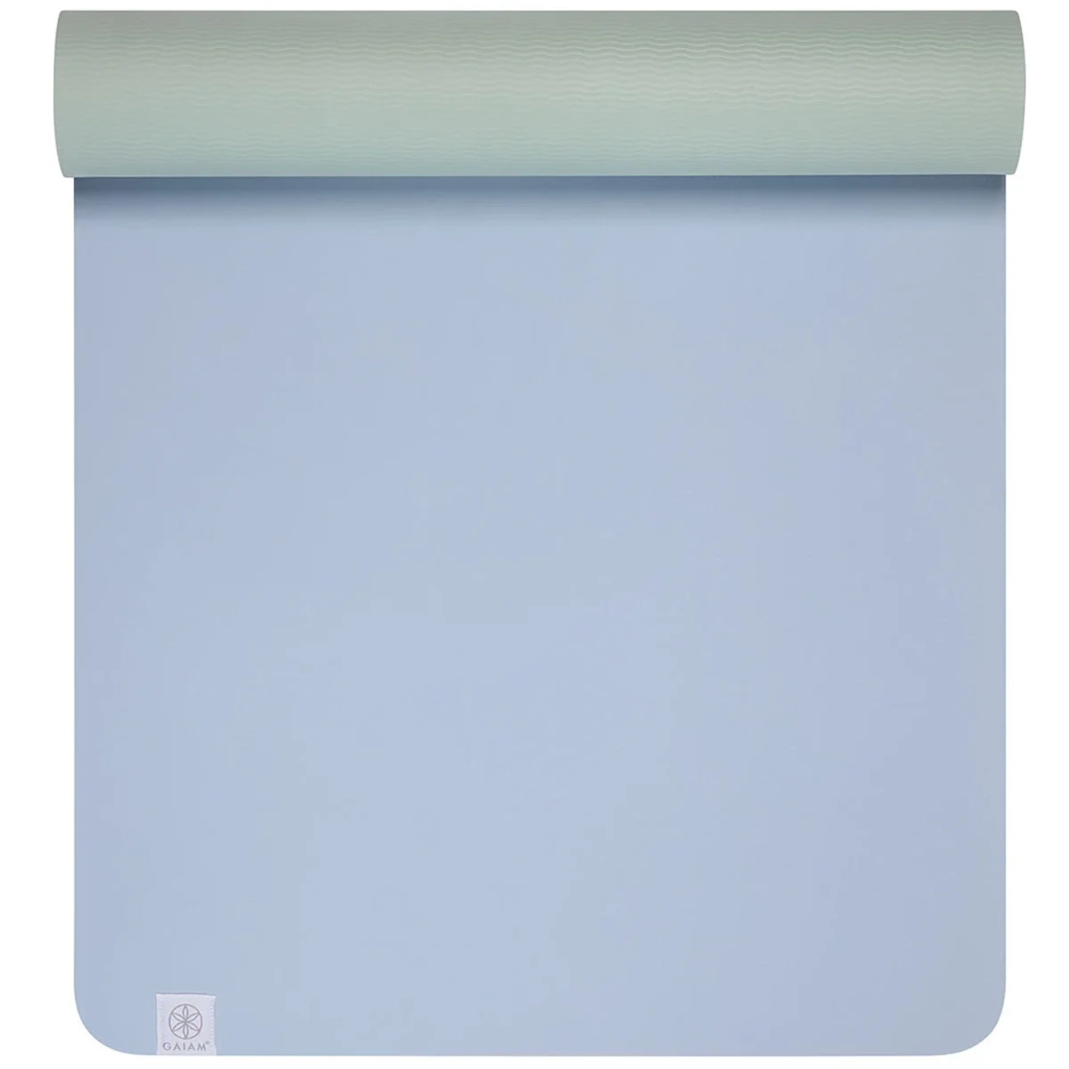 Gaiam TPE Chambray Sea Salt Yoga Mat 6 mm