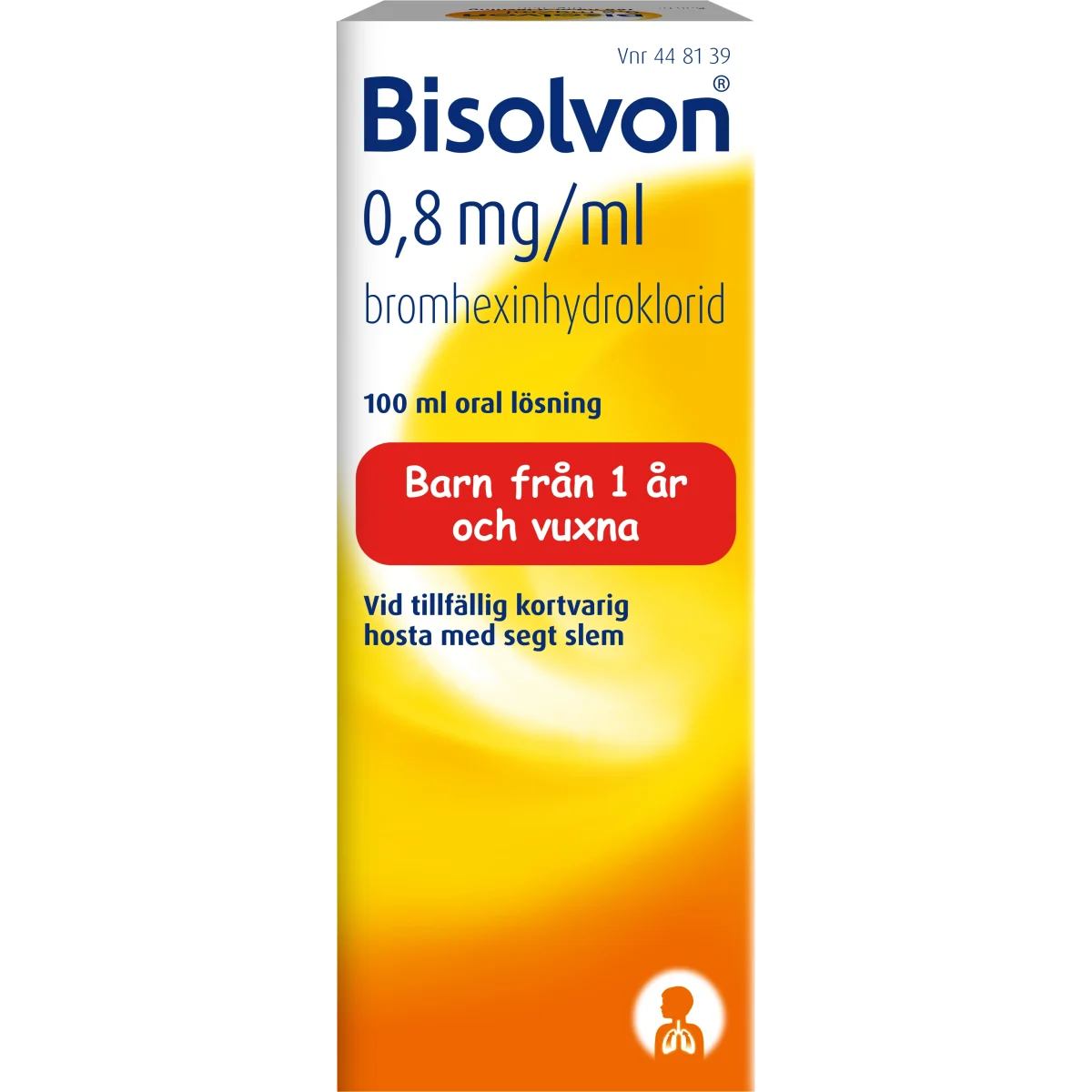 Bisolvon Oral lösning 0,8mg/ml Flaska 100 ml