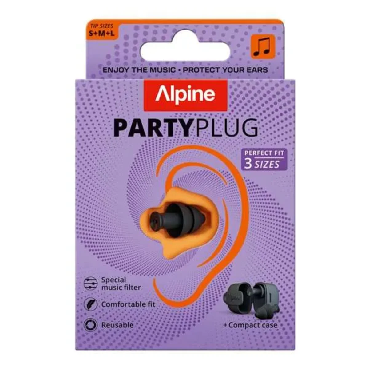 Alpine PartyPlug Black 3 par