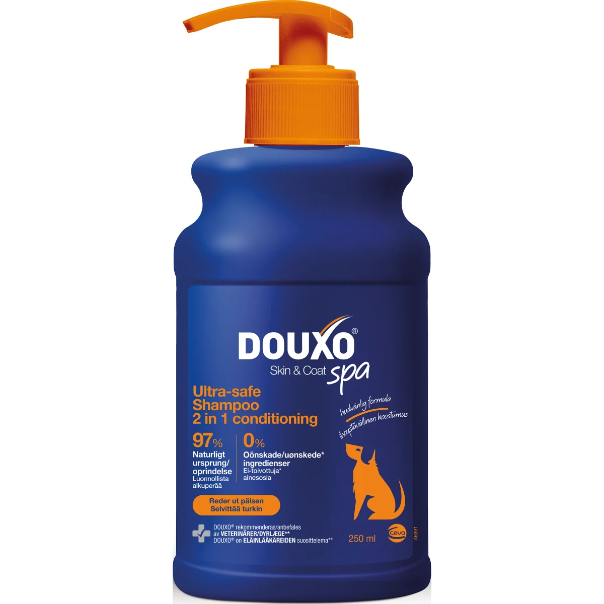 DOUXO Skin & Coat Spa Ultra-Safe 2-in-1 Schampo & Balsam 250 ml