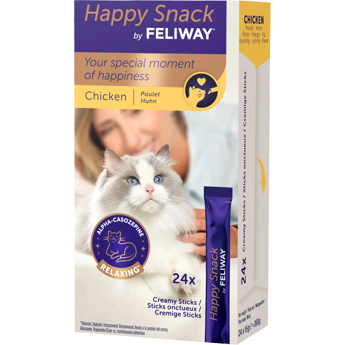 Feliway Happy Snack Kyckling 24 st