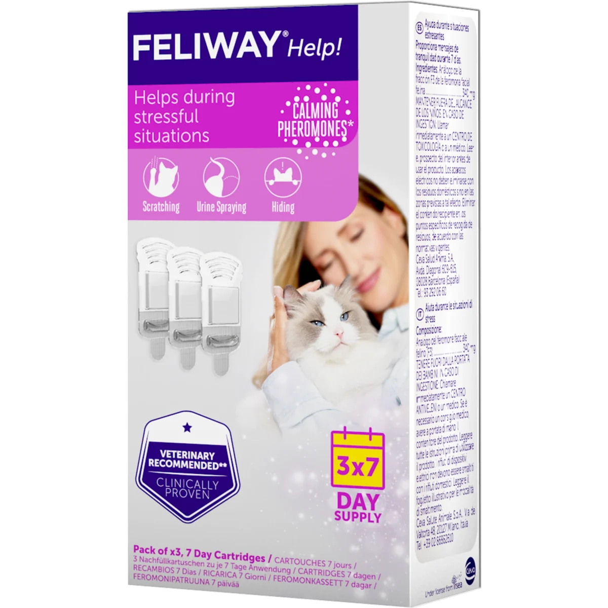Feliway Help Feromonrefill till doftavgivare 3 st