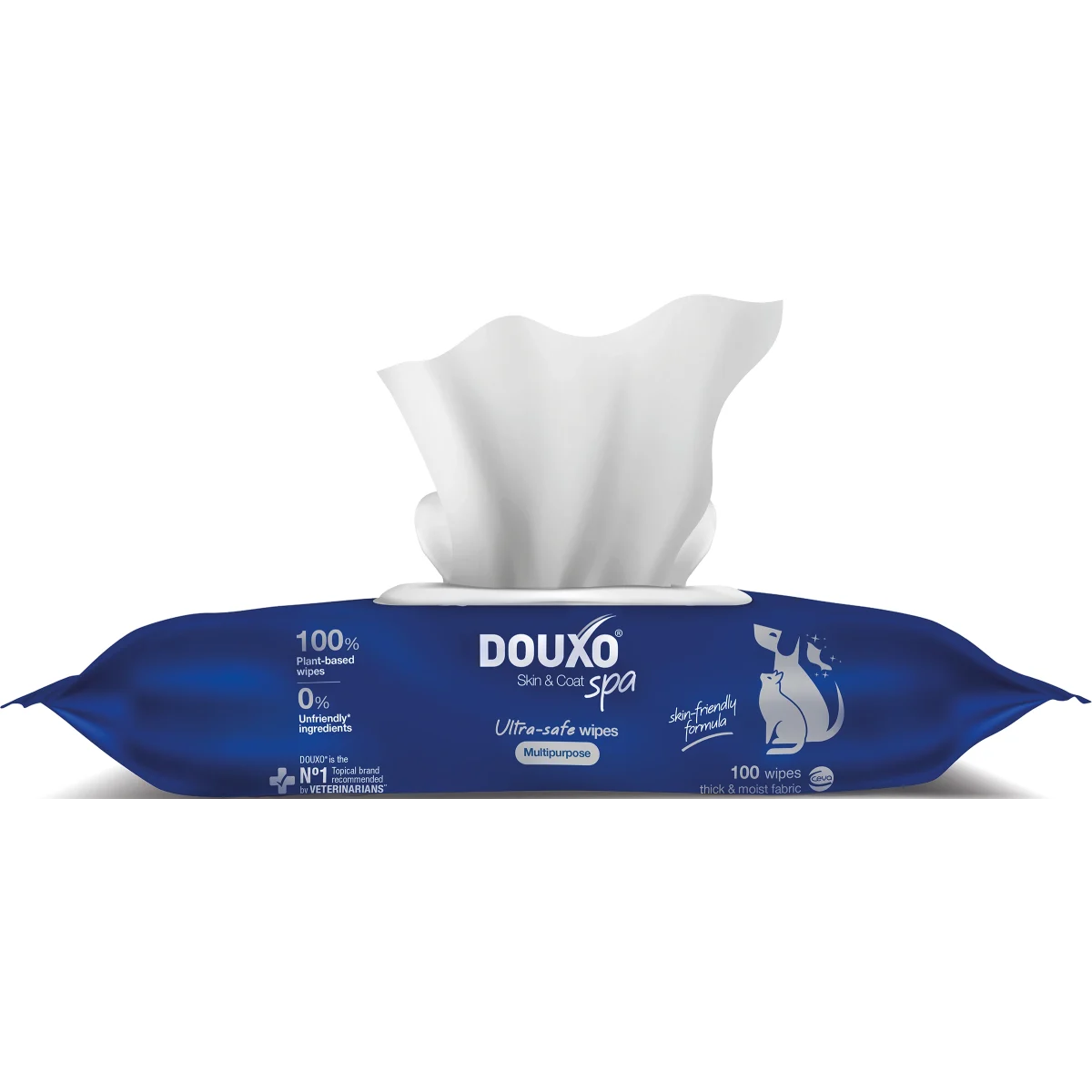 DOUXO Skin & Coat Spa Ultra-Safe Multipurpose våtservetter 100 st