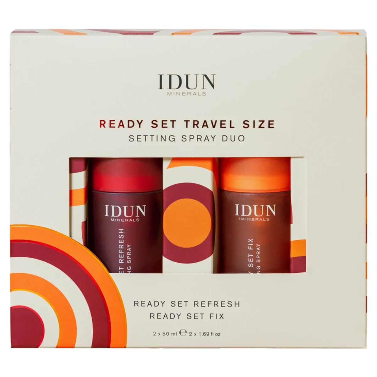 IDUN Minerals Setting Spray Travel Size Duo 2x50 ml