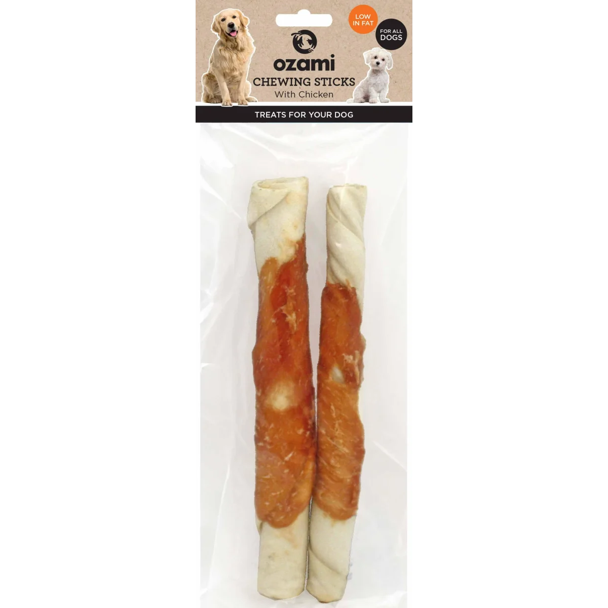 Ozami Chewing Stick With Chicken 25cm 200g