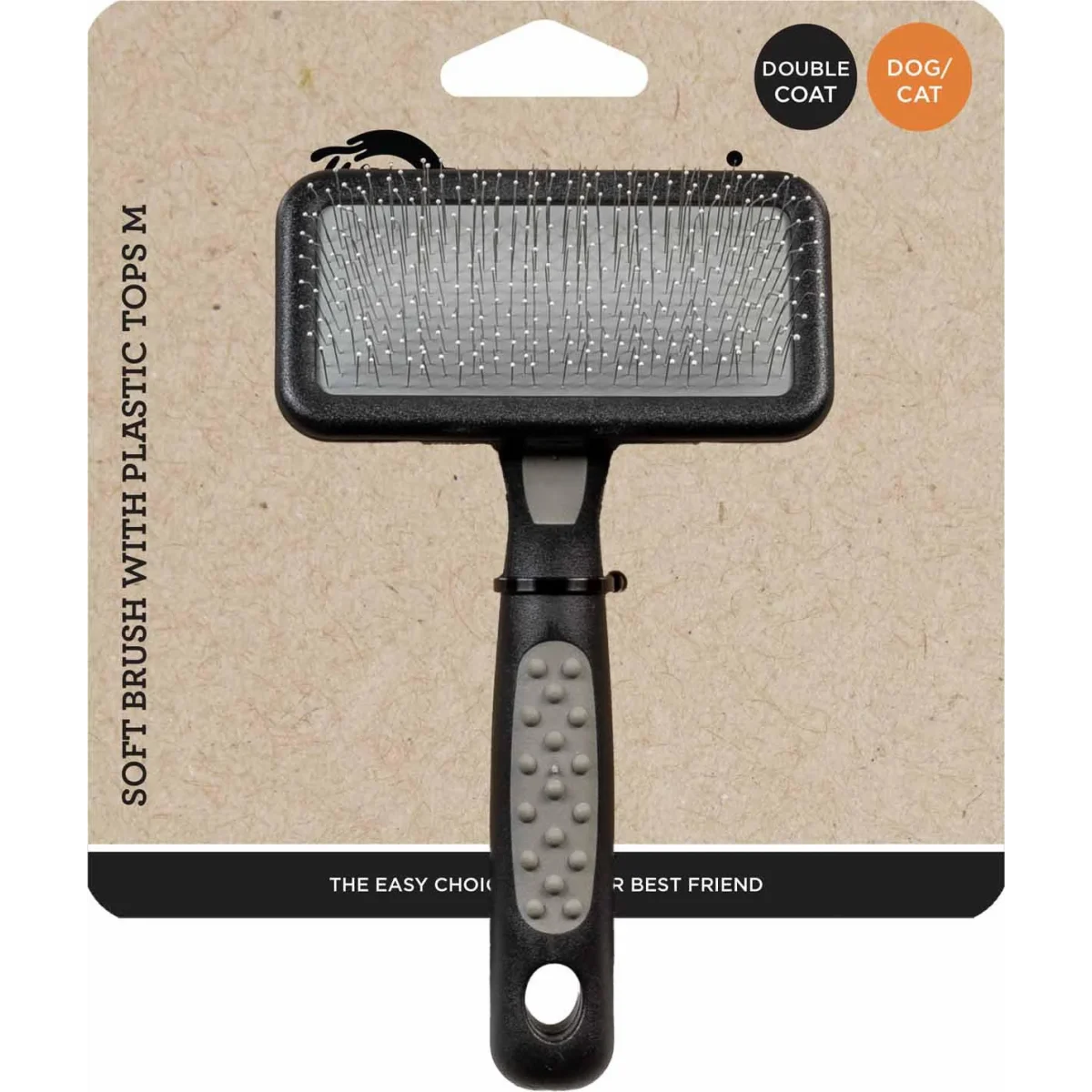 Ozami Soft Brush with Plastic Tops Medium 14,5x9x3cm